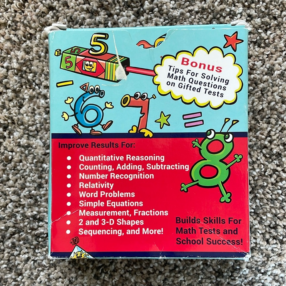 Gifted Learning Flash Cards Set - Social, Testing, Math - Picture 3 of 4
